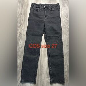 COS Women's Dark Gray Straight Jeans‎